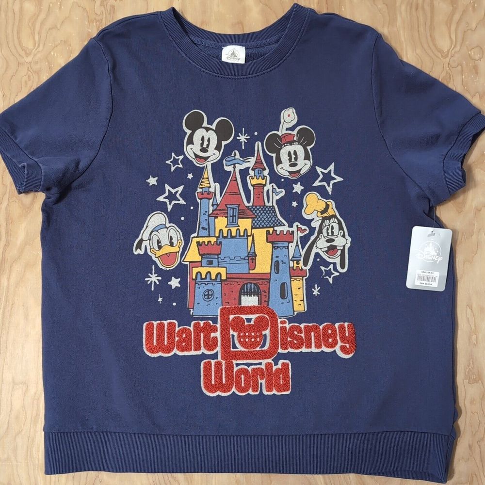 NEW‎ Walt Disney World Mickey Mouse and Friends Vintage Top for Women's L